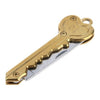 Mini llavero cuchillo campamento al aire libre llavero llavero plegable autodefensa seguridad multiherramienta (oro)