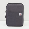 Bolsas multifuncionales para documentos A4 Bolsa de almacenamiento de tela Oxford impermeable portátil para cuadernos, Tamaño: 33 cm * 24 * 3,5 cm (gris oscuro)