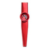 Instrumento de acompañamiento para niños Kazoo de metal de 10 piezas (rojo)