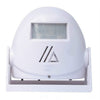 Timbre inteligente inalámbrico, sensor de movimiento por infrarrojos, indicador de voz, alarma, timbre de puerta, alarma (blanco)