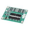 Tablero de protección de sobrecarga de sobrecorriente de 25A 11,1 V-12,6 V con ecualización para batería de litio 18650 3 cuerdas 12V 25A