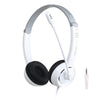 DANYIN DT326 Computadora de escritorio montada en la cabeza Auriculares con cable de aprendizaje para niños con micrófono, Longitud del cable: 1.8 m, Estilo: Orificio único de cuatro niveles (Blanco)