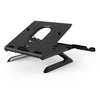Soporte de aumento de monitor multifuncional plegable para portátil, color: trípode (negro)