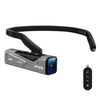 ORDRO EP7 4K Cámara deportiva inteligente de video en vivo con enfoque automático montado en la cabeza, Estilo: Con control remoto (Silver Black)