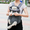 Doglemi Pet Outing Mochila Bolsa de pecho de hombro para perros Bolsa de malla transpirable para perros y gatos, Tamaño: M (Gris)