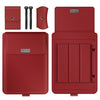 Bolsa de almacenamiento con soporte para computadora A2 4 en 1, tamaño: 11/12 pulgadas (rojo)