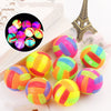 10 PCS Luminoso Voleibol Bola hinchable Bola de masaje Silbato Thorn Ball, Entrega de color aleatorio, Diámetro: 7.5cm