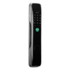 Smart Wifi Anti-Theft Fingerprint Password Lock Teléfono móvil Control remoto Cerradura de puerta electrónica Cerradura de tarjeta magnética, Especificación: SM-SL808 Automático Negro