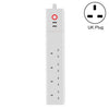 Oficina en casa Wifi Teléfono móvil Control remoto Interruptor de temporizador Control de voz Tira de alimentación, Longitud de línea: 1,5 m (enchufe del Reino Unido)