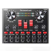 V8S Tarjeta de sonido Teléfono móvil Computadora Anchor Live K Song Recording Micrófono, Especificación: Versión en inglés