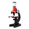 HD 1200 veces Microscopio Juguetes Equipo de experimento de ciencia biológica de escuela primaria Juguetes educativos para niños (rojo)