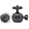 BH-907 Mini trípode de aleación de aluminio de escritorio Mini cabeza de bola Trípode de inclinación de 90 grados Panorámica de 360 grados