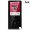 E05 2.4 pulgadas TOUCH-BOOTS MP4 / MP3 Reproductor de música sin pérdida, soporte E-Book / Reloj de alarma / Apagado del temporizador, Capacidad de memoria: 8GB sin Bluetooth (Negro)