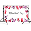 Paño de fondo de fotografía de accesorios de diseño de fiesta fotográfica del día de San Valentín de 2,1 m x 1,5 m (012)
