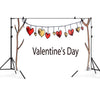 Paño de fondo de fotografía de accesorios de diseño de fiesta fotográfica del día de San Valentín de 2,1 m x 1,5 m (015)