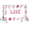 Paño de fondo de fotografía de accesorios de diseño de fiesta fotográfica del día de San Valentín de 2,1 m x 1,5 m (017)