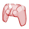 Shell protectormando inalámbricoKJHPS5-002regulador del juego deShell de cristalcubiertaPCtransparenteprotectoradura paraPS5(rojo transparente)