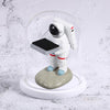 Soporte de estante de reloj Adornos decorativos Soporte de exhibición de caja de almacenamiento de reloj, N ° de artículo: Astronauta pequeño + Cubierta blanca