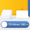 Papel de etiqueta térmica Papel autoadhesivo Etiqueta de precio para ropa de alimentos de activos fijos para NIIMBOT B11 / B3S, Tamaño: 70x40 mm 180 hojas