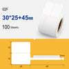 Etiqueta de precio de etiqueta de joyería de 2 piezas Papel de etiqueta adhesiva térmica para NIIMBOT B11 / B3S, Tamaño: 02F 100 hojas