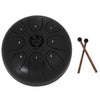 MEIBEITE Tambor sánscrito C-Tune de 5.5 pulgadas, lengua de acero, tambor vacío sin preocupaciones, negro