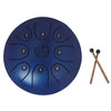 MEIBEITE Tambor sánscrito C-Tune de 5.5 pulgadas, lengua de acero, tambor vacío sin preocupaciones (azul)