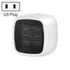 Home Desktop Mini Portable PTC Dumping Power-off Calentador, Especificación: Enchufe de EE. UU. (Blanco)