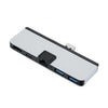 T0409 Multifuncional USB 3.0 HUB Docking Station Convertidor de interfaz de cable de red para Microsoft Surface Pro 7 (con puerto de red)