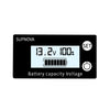SUPNOVA DC 8-100V Capacidad de la batería Indicador Voltaje de voltaje de voltaje, Estilo: blanco + alarma + temperatura