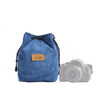 S.C.COTTON Liner Protección digital a prueba de golpes Bolsa de lente SLR portátil Micro Bolsa de una sola cámara Cuadrado Azul M