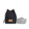 S.C.COTTON Liner Protección digital a prueba de golpes Bolsa de lente SLR portátil Micro Bolsa de una sola cámara Cuadrado Negro M