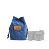 S.C.COTTON Liner Protección digital a prueba de golpes Bolsa de lente SLR portátil Micro Bolsa de una sola cámara Square Blue S