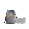 S.C.COTTON Liner Protección digital a prueba de golpes Bolsa para lentes SLR portátil Bolsa para una sola cámara Micro Square Grey S