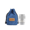 S.C.COTTON Liner Protección digital a prueba de golpes Bolsa de lente SLR portátil Micro Bolsa de cámara individual Redonda Azul S