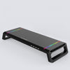 Soporte de la computadora portátil plegable de CoreL T1 Ice Coorel T1 Monitor con iluminación RGB y 4xUSB2.0 Interfaz de expansión (obsidiana negra)