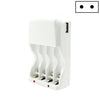 Cargador de batería con sincronización USB inteligente Cargador de batería AA / AAA (enchufe de la UE)