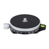 Xiletu TPC60 Soporte de trípode con cabezal panorámico giratorio de 360 grados Placa base de cámara SLR