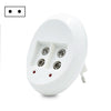 Batería recargable de iones de litio de 9 V 6F22 Cargador de baterías de litio de 9 V (enchufe de la UE)