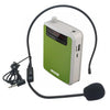 Amplificador de voz portátil Rolton K300 compatible con radio FM / MP3 (verde)