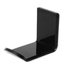 Soporte adhesivo para auriculares de 2 piezas (negro)