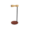 Barra de metal creativa Soporte de exhibición de soporte para auriculares montado en la cabeza de madera, Color: Barra de metal negra de un solo lado
