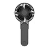 F1 USB Ventilador de cuello colgante perezoso portátil Mini ventilador de mano plegable (negro)