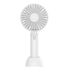 Mini ventilador silencioso de mano portátil de escritorio, color: X1 blanco