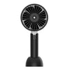 Mini ventilador silencioso de mano portátil de escritorio, color: X1 negro
