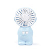 FY040 2 PCS Ventilador de mano USB para exteriores portátil Escritorio Oficina Mini ventilador de luz nocturna (Azul)