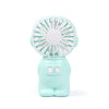 FY040 2 PCS Portátil al aire libre USB Ventilador de mano Escritorio Oficina Mini ventilador de luz nocturna (Verde)