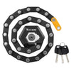 WEST BIKING Bicicleta Snti-Theft Candado de llave Cadena de motocicleta Candado plegable