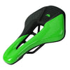 WEST BIKING Asiento de ciclismo hueco transpirable cómodo sillín equipo para montar (verde oscuro)