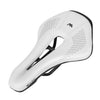 WEST BIKING Asiento de ciclismo hueco transpirable cómodo sillín equipo para montar (blanco)