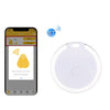 2 PCS HYC-05 Dispositivo anti-perdida Bluetooth redondo Tecla de teléfono móvil Alarma de búsqueda de objetos bidireccional (Blanco)